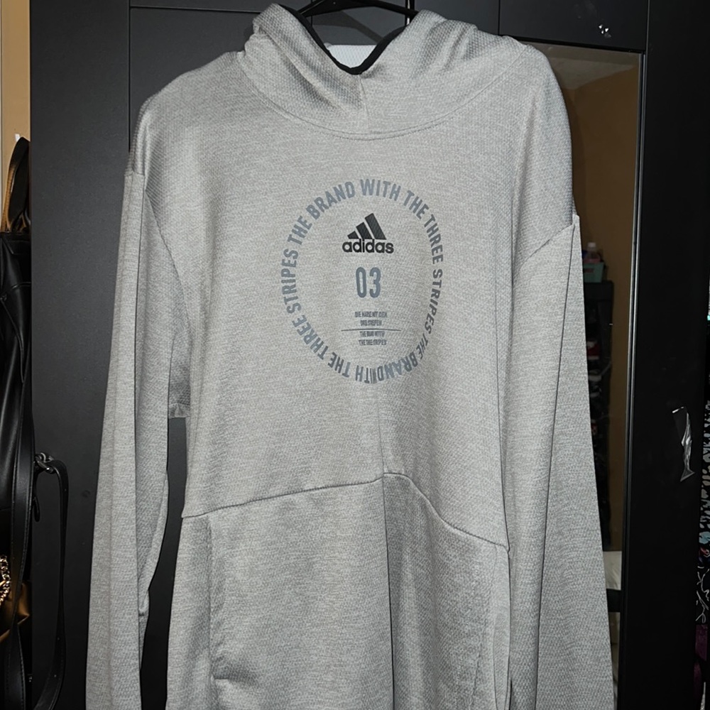Mens Adidas xl hoodie with pockets